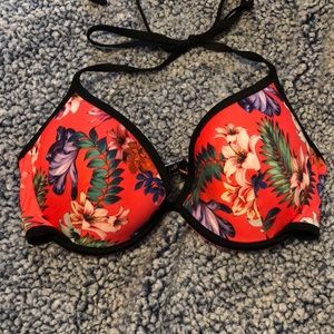 H&M Floral Push-up Bikini Top